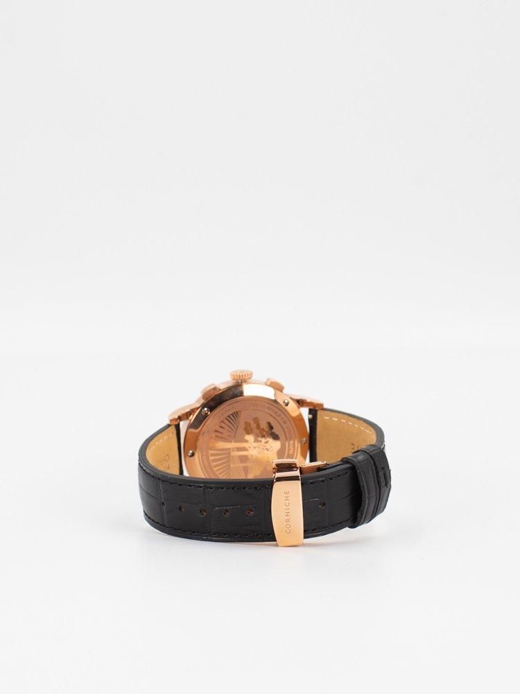 コーニッシュ CORNICHE】コーニッシュ Heritage Chronograph ローズゴールドケース