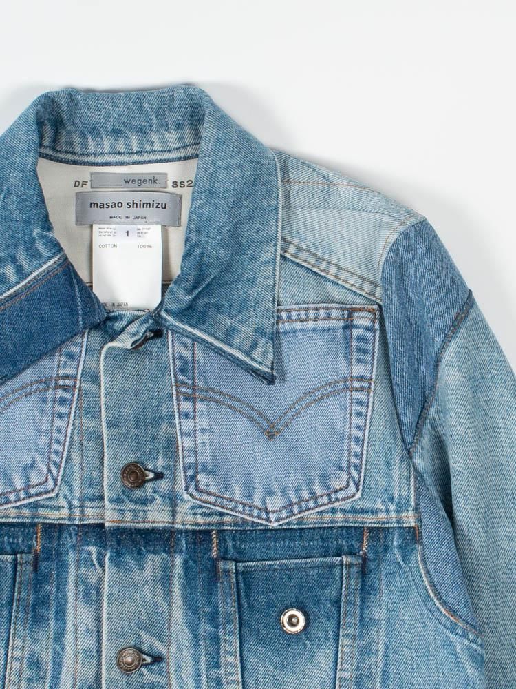 wegenk】×【masao shimizu】 マサオシミズ 再構築デニムジャケット サイズ1