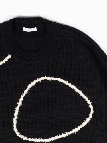 Embroidered Sweater  Black