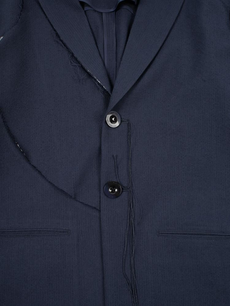 MASU(エムエーエスユー)のDIAMOND-CUT LEATHER JACKET BLACKの