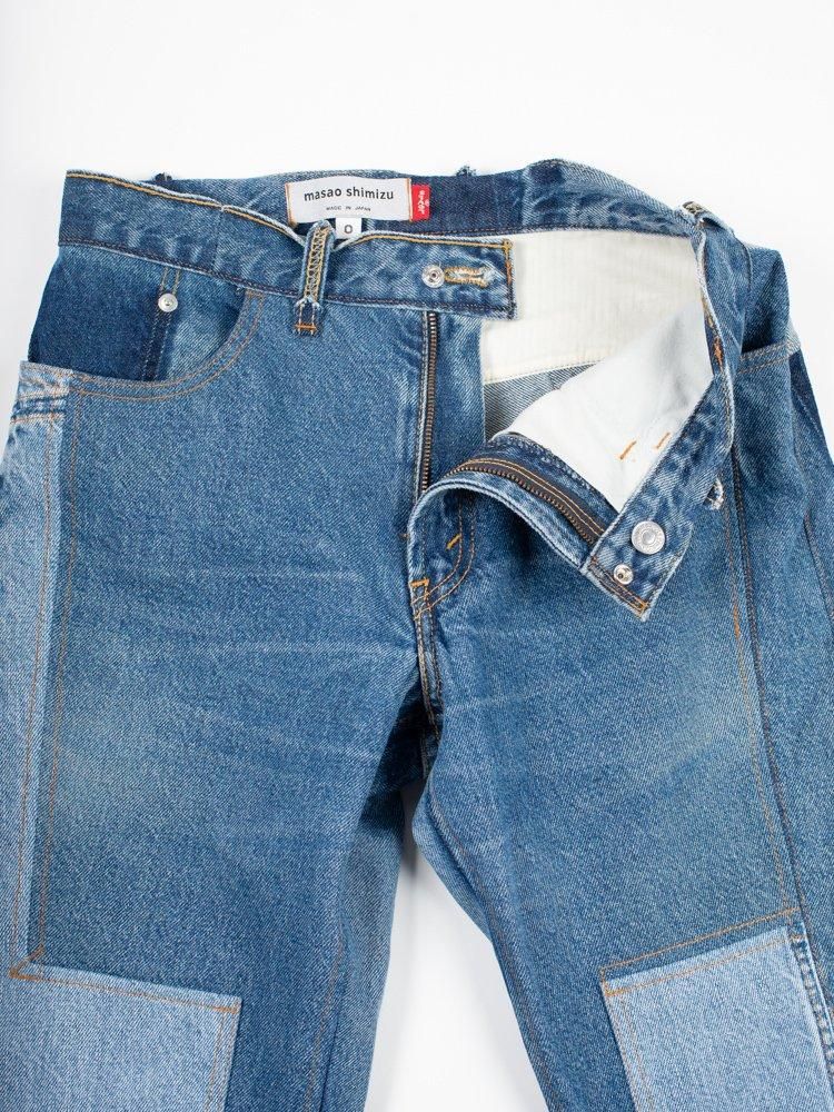 masaoshimizu マサオシミズ 2024S/S 再構築デニムパンツ 0 masaoshimizu マサオシミズ 2024S/S 再構築デニムパンツ 0