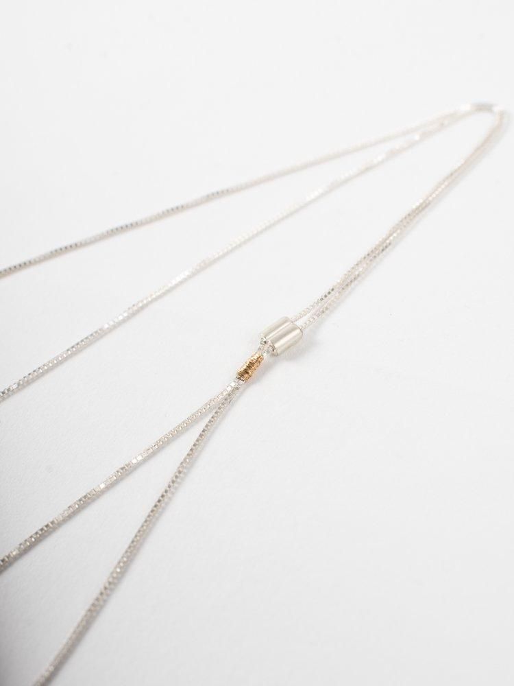 DAN TOMIMATSU】ダントミマツ ROPE SEW UNI NECKLACE SILVER DAN TOMIMATSU】ダントミマツ ROPE SEW UNI NECKLACE SILVER