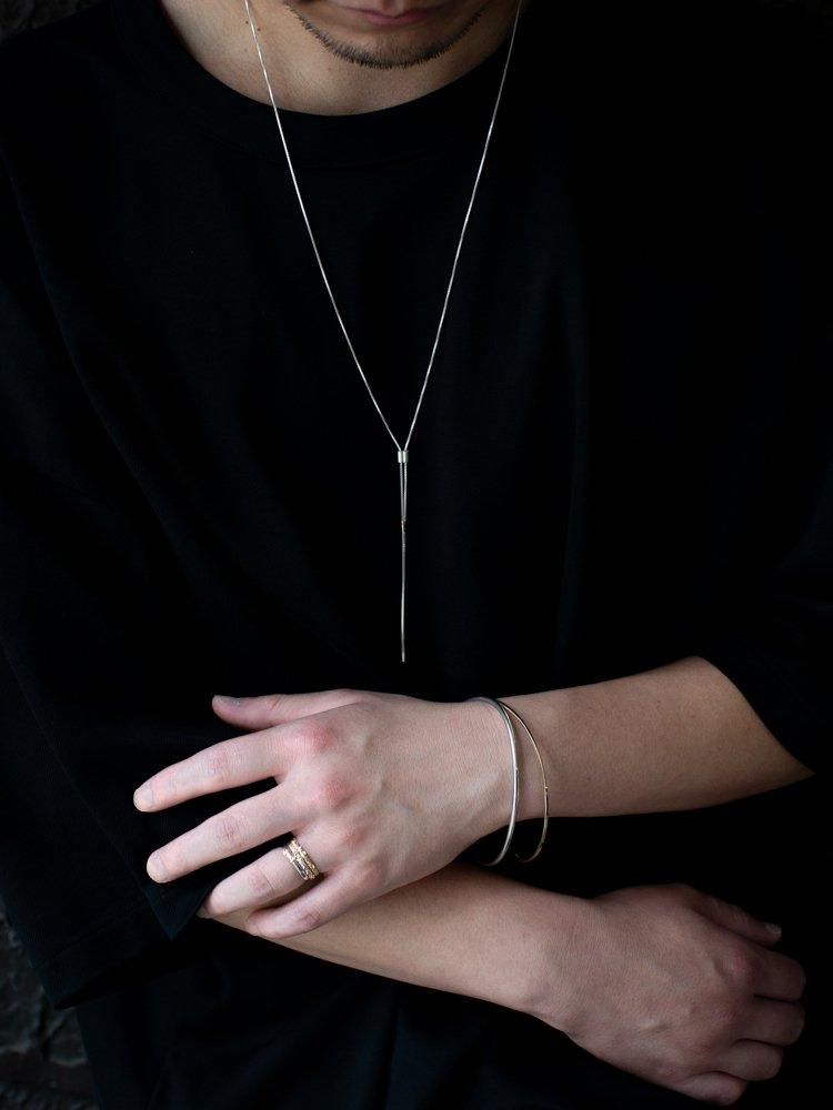 DAN TOMIMATSU】ダントミマツ ROPE SEW UNI NECKLACE SILVER DAN TOMIMATSU】ダントミマツ ROPE SEW UNI NECKLACE SILVER