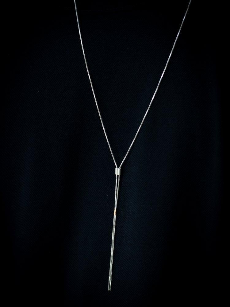 DAN TOMIMATSU】ダントミマツ ROPE SEW UNI NECKLACE SILVER DAN TOMIMATSU】ダントミマツ ROPE SEW UNI NECKLACE SILVER