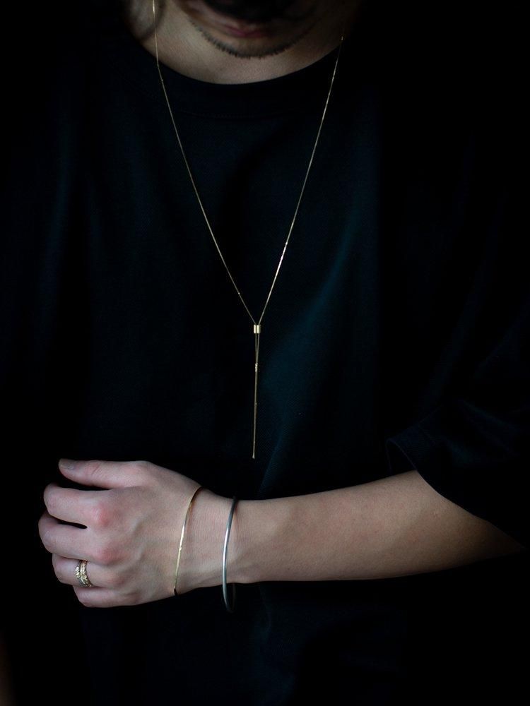 DAN TOMIMATSU】ダントミマツ ROPE SEW UNI NECKLACE k18 ネックレス DAN TOMIMATSU】ダントミマツ ROPE SEW UNI NECKLACE k18 ネックレス