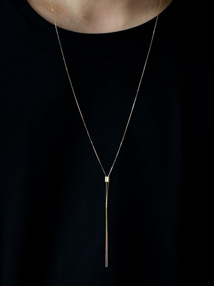DAN TOMIMATSU】ダントミマツ ROPE SEW UNI NECKLACE k18 ネックレス DAN TOMIMATSU】ダントミマツ ROPE SEW UNI NECKLACE k18 ネックレス