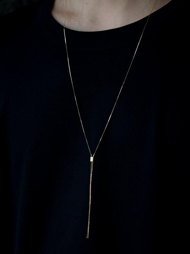 DAN TOMIMATSU】ダントミマツ ROPE SEW UNI NECKLACE SILVER