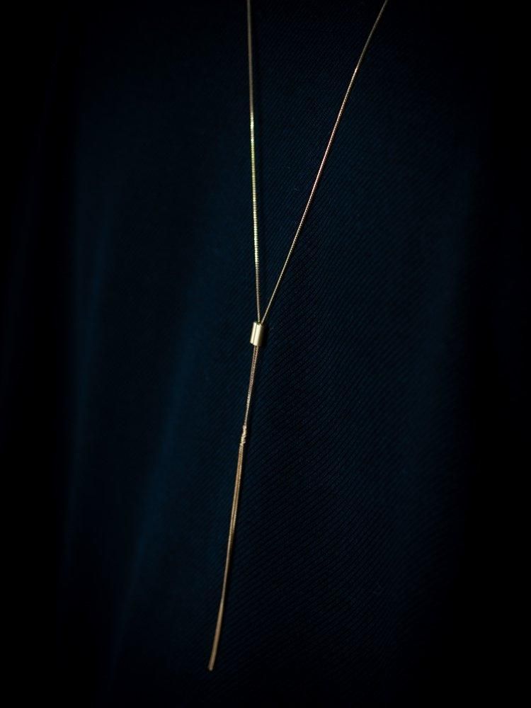 DAN TOMIMATSU ダントミマツ SILKROPENECKLACE SILK ROPE NECKLACE [10K] - WUNDER 大阪 セレクトショップ 大阪
