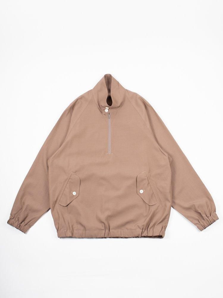 un/unbient】アン/アンビエント ハリントンプルオーバーシャツ