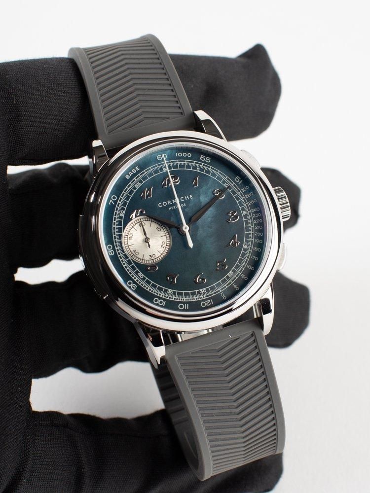日本150本限定 コーニッシュ ヘリテージ クロノグラフ シエル ノクターン CORNICHE | 日本150本限定【HMS watch store 日本別注モデル