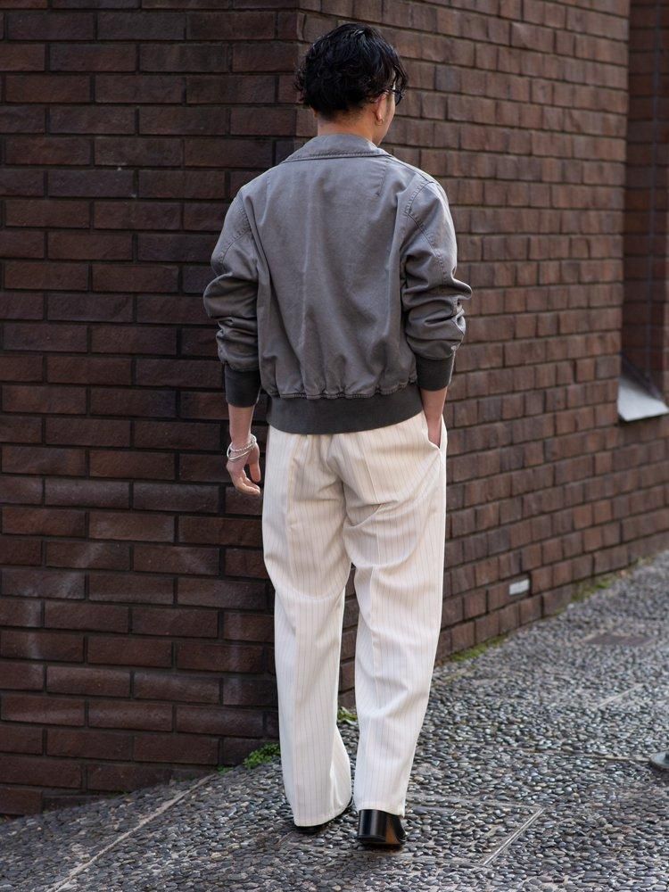 WEWILL】ウィーウィル Ground Crew Jacket Gray