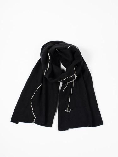 CASHMERE STOLE BLACK