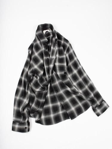 WRAP SHIRT BLACK