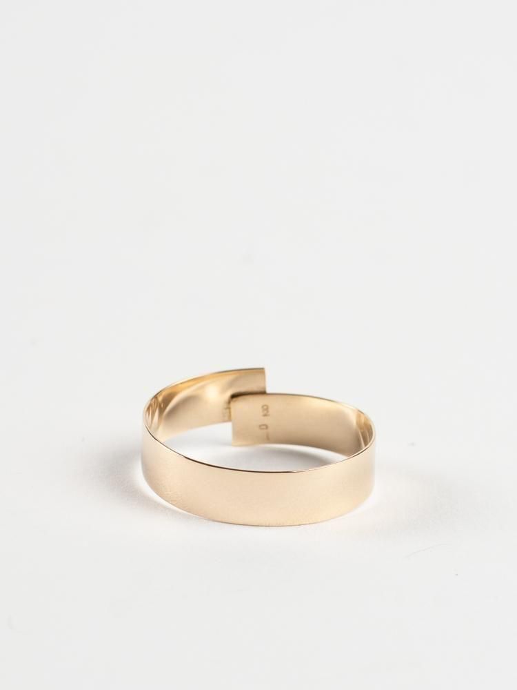 DAN TOMIMATSU】ダントミマツ TAPE RING SHORT K10YG