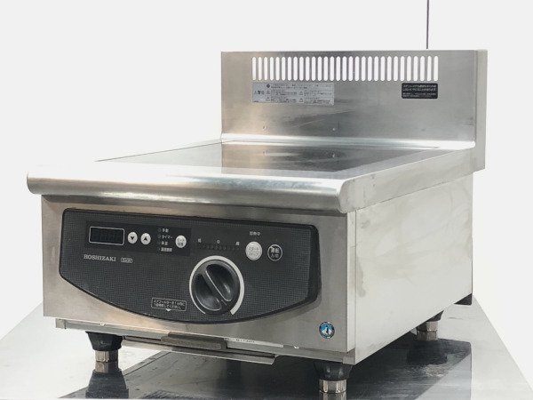 激安買い 中古厨房 ホシザキ 業務用 テーブル型 電磁 調理器 1口 IHコンロ HIH-5TE-T 三相 200V 5kW W450×D 厨房機器 