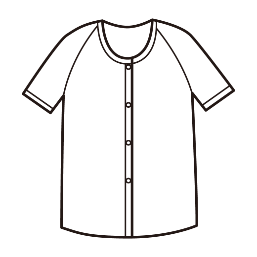 紳士半袖前開ホック付肌着(白) - 介護衣類・補助商品のコダマオンラインショップ 紳士半袖前開ホック付肌着(白) - 介護衣類・補助商品のコダマオンラインショップ