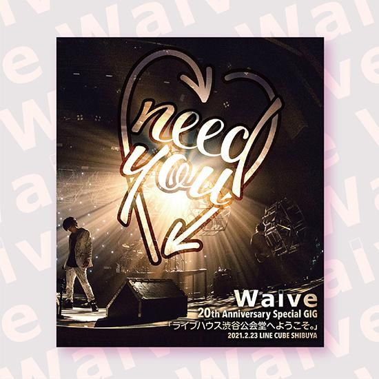 高評価アイテム Waive 20th Anniversary Special GIG 「ライブハウス渋谷公会堂 ミュージック
