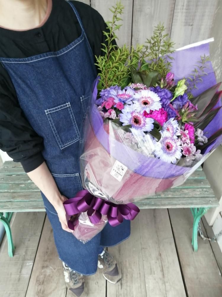 花束【8000円・青色紫色系】 - Luonka（旧CERBO）