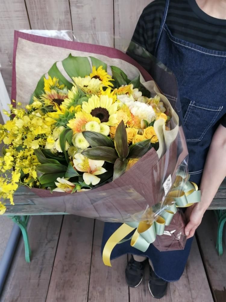 花束 花束【10000円・黄色・オレンジ色系】 - flowersCERBO