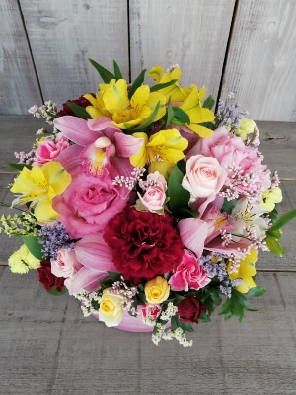華やかな造花アレンジメント アレンジメントフラワー 【5000・華やか】 - Luonka（旧CERBO）