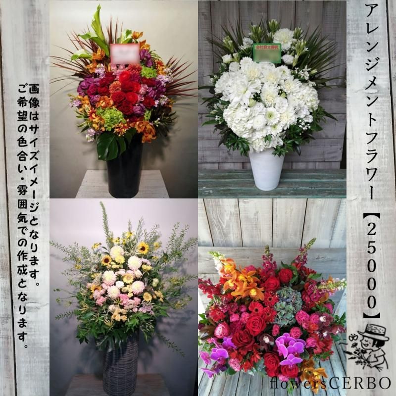 アレンジメントフラワー 【25000】 - flowersCERBO アレンジメントフラワー 【25000】 - flowersCERBO