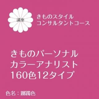 きものパーソナルコンサルカラーアナリスト・160色12タイプ