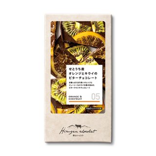 JR PREMIUM SELECT SETOUCHI 蒜山ショコラ 05 せとうち産オレンジとキウイのビターチョコレート