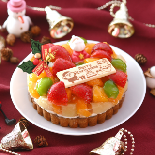 STYLE　鬼盛りフルーツタルト　5号サイズ　クリスマスバージョン【冷凍】