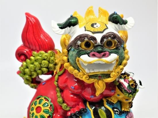 【縁起物】　上昇の獅子 縁起物・獅子ペア - MokaBright -幸運を呼ぶ縁起物-