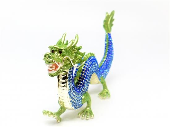 エナメル置物 神龍 青龍 - MokaBright -幸運を呼ぶ縁起物-