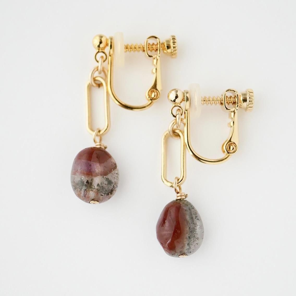 スーパセブン・イヤリング | 1点もの - 痛くないイヤリングと