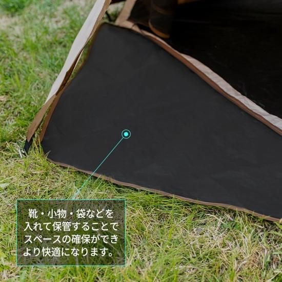 KZM TRION ブラウンテント 簡単設営 再入荷】トリオンテント ワンタッチテント オシャレ キャンプ