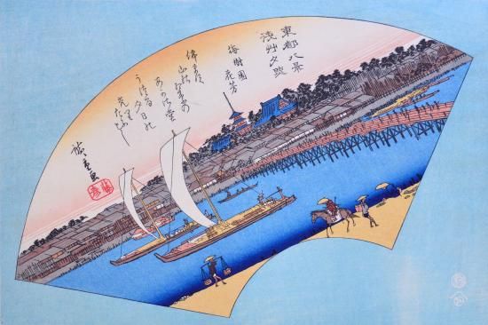 安藤廣重画 東都八景 Ando Hiroshige Eight Views of Eastern 安藤廣重画 東都八景 Ando Hiroshige Eight Views of Eastern