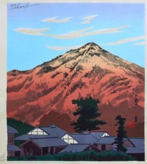 ٵϺ 콽ꡧû Tokuriki Tomikichiro Kyoto 12veiws  Mt. Hiei