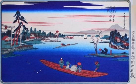 東都名所 日本橋真景并ニ魚市全図 画：歌川広重 | - Japaaan