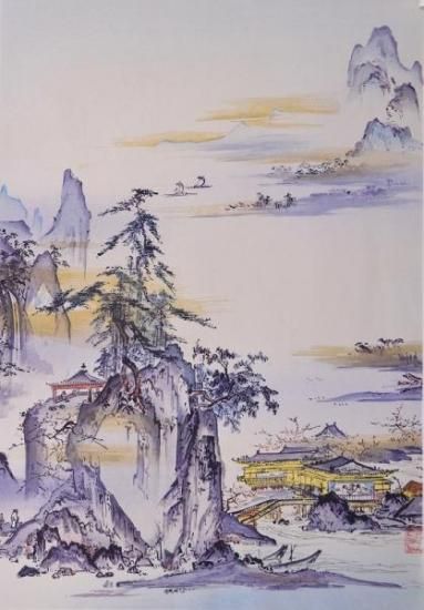 古法純手摺木版画 国宝重文 日本水墨画名作撰 木版復刻 6 天遊松 古法純手摺木版画 国宝重文 日本水墨画名作撰 木版復刻 6 天遊松