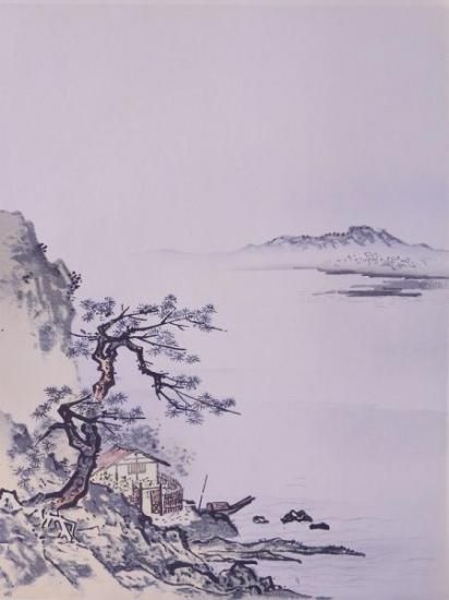 古法純手摺木版画 国宝重文 日本水墨画名作撰 木版復刻 4 伝周 古法純手摺木版画 国宝重文 日本水墨画名作撰 木版復刻 4 伝周