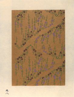  Japanese paper with colored figures.潸ʪ  (one piece˺̿Ǻ