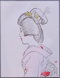 ȥǥå ܲ   쿼(վ) ̿Ǻ Woodblock prints by contemporary painters Shunsho Ito Shinsui