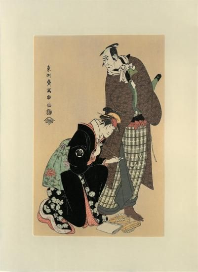 ぶ厚い 真作 大正期 浮世絵木版画 東洲斎写楽「四世松本幸四郎の ぶ厚い 真作 大正期 浮世絵木版画 東洲斎写楽「四世松本幸四郎の