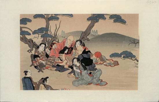 日本木版画粋 woodblock prints 岩佐又兵衛 筆 春郊喜々圖 日本木版画粋 woodblock prints 岩佐又兵衛 筆 春郊喜々圖