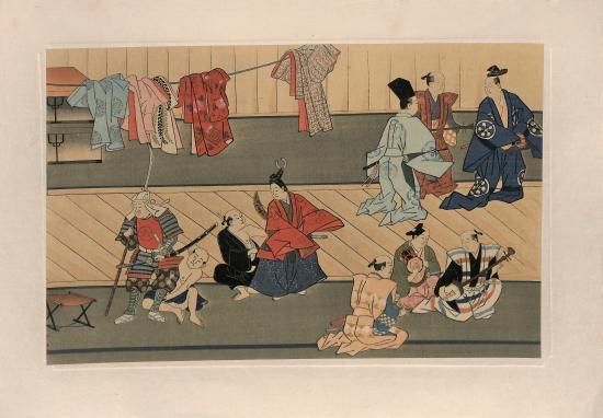 日本木版画粋 woodblock prints 菱川師宣 歌舞伎 - 赤尾照文堂は 日本木版画粋 woodblock prints 菱川師宣 歌舞伎 - 赤尾照文堂は