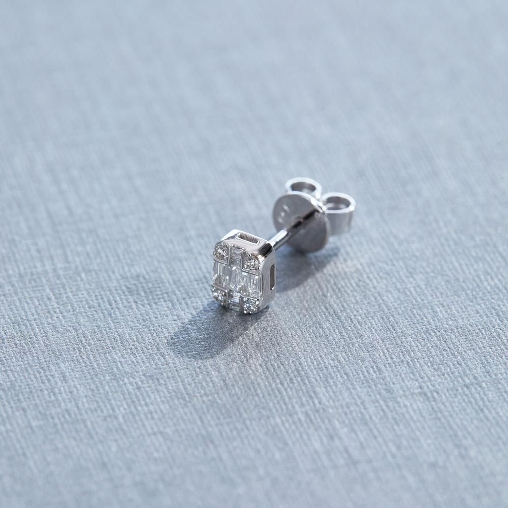 ダイヤモンド スクエアピアス - SINME ONLINE STORE ダイヤモンド スクエアピアス - SINME ONLINE STORE