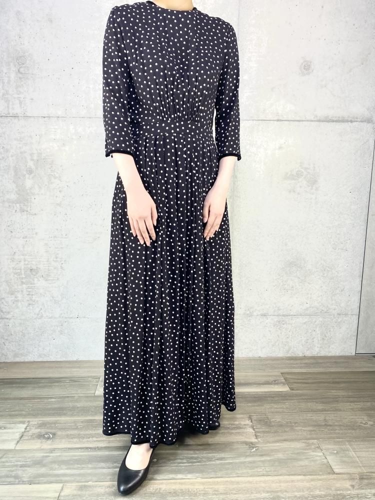 ロングワンピース ドット - SINME ONLINE STORE ロングワンピース ドット - SINME ONLINE STORE