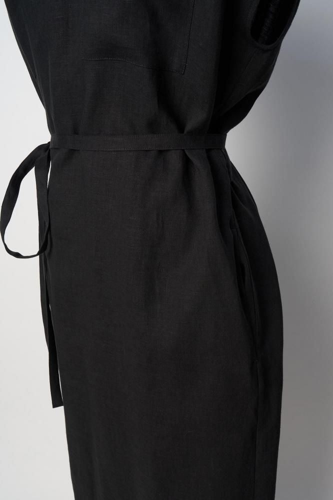 はるるん シンゾーン　リネン混　カシュクールワンピース　ブラック　ドレス 楽天市場】THE SHINZONE シンゾーン 23SS MET DRESS メット