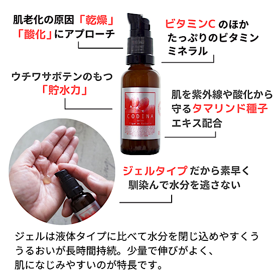 CODINA(コディナ) / ウチワサボテンオイルの公式商品情報｜美容・化粧品情報はアットコスメ