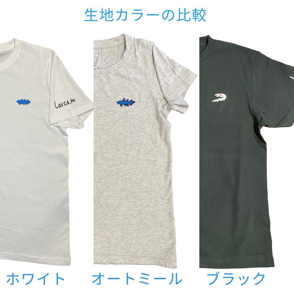 SALE!! ワンポイント刺繍Tシャツ【レディース・襟広タイプ SALE!! ワンポイント刺繍Tシャツ【レディース・襟広タイプ