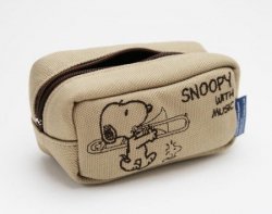 SNOOPY スヌーピー マウスピースポーチ　トロンボーン用 SMP-TBBGB