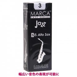 アルトサックス用リード マーカ MARCA
ジャズ JAZZ 5枚入り
ジャズミュージシャンが求める要素に
フォーカスを当ててデザイン