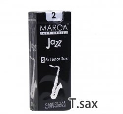 テナーサックス用リード マーカ MARCA
ジャズ JAZZ 5枚入り
ジャズミュージシャンが求める要素に
フォーカスを当ててデザイン